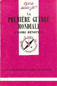 Livrenpoche : La première guerre mondiale - Pierre Renouvin - Livre