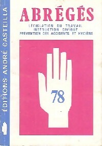 Livrenpoche : Législation du travail / Instruction civique / Prévention des accidents - Inconnu - Livre
