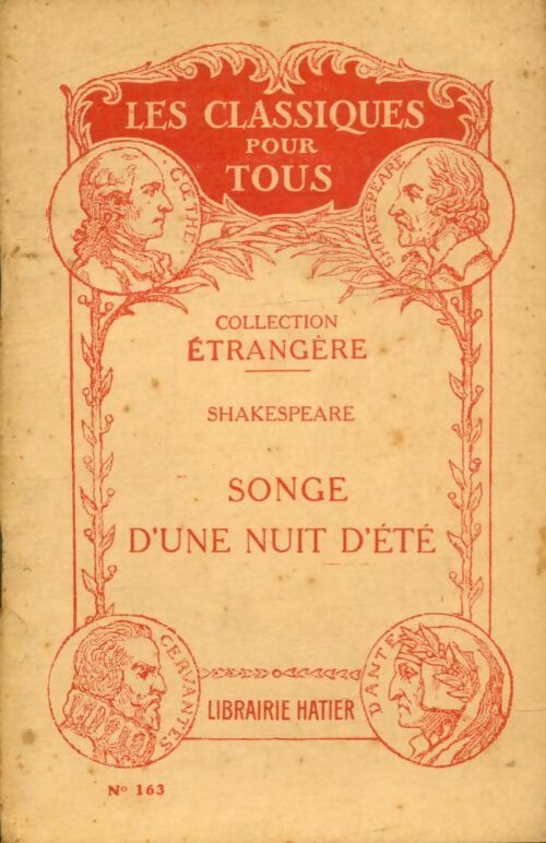 Livrenpoche : Songe d'une nuit d'été - William Shakespeare - Livre
