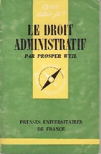 Livrenpoche : Le droit administratif - Prosper Pouyaud - Livre