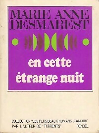 Livrenpoche : En cette étrange nuit - Marie-Anne Desmarest - Livre