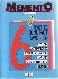 Livrenpoche : Tout ce qu'il faut savoir en 6e - Collectif - Livre