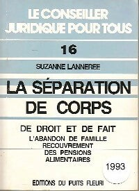 Livrenpoche : La séparation de corps - Suzanne Lannerée - Livre
