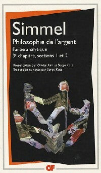 Livrenpoche : Philosophie de l'argent - Georg Simmel - Livre