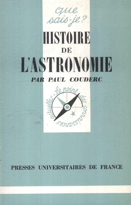 Histoire de l'astronomie - Paul Couderc - Livre