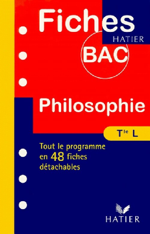 Livrenpoche : Philosophie : Terminale L - Gérard Durozoi - Livre