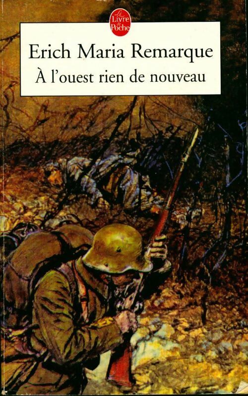 Livrenpoche : A l'ouest, rien de nouveau - Erich Maria Remarque - Livre