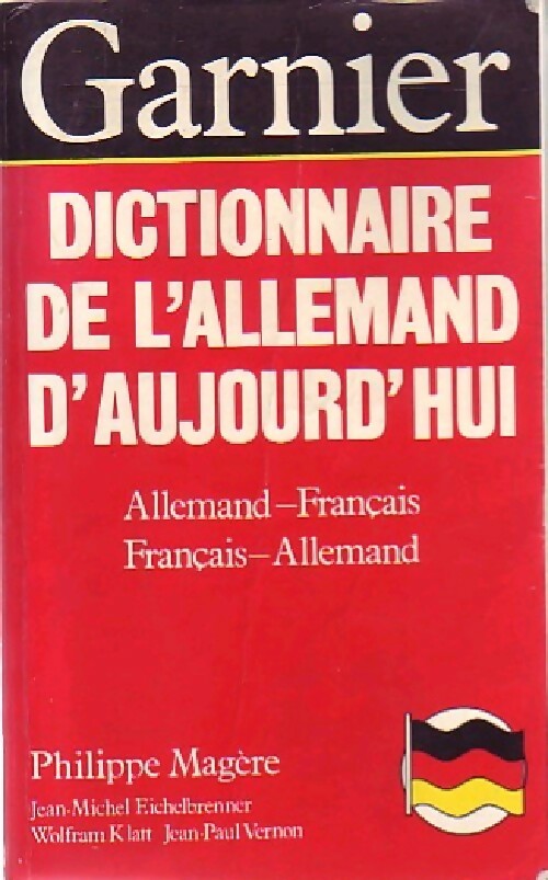 Livrenpoche : Dictionnaire de l'allemand d'aujourd'hui - Inconnu - Livre