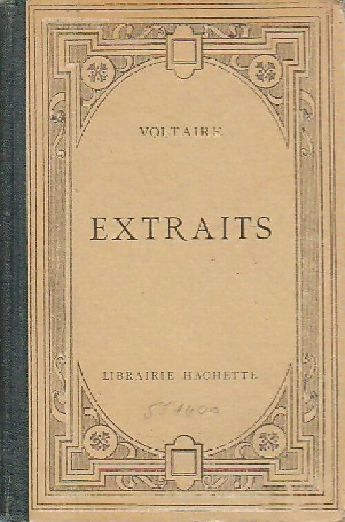 Extraits - Voltaire -  Classiques - Livre