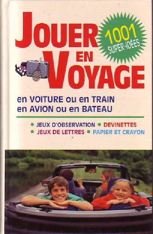 Jouer en voyage - Inconnu -  France Loisirs GF - Livre