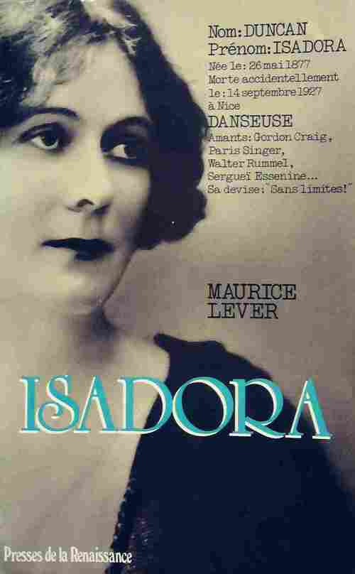 Livrenpoche : Isadora - Maurice Lever - Livre