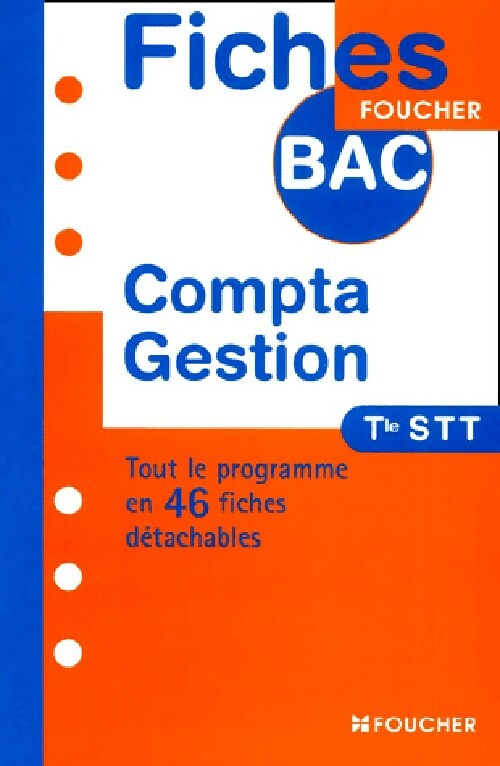 Livrenpoche : Compta gestion Terminale STT - Michel Bringer - Livre