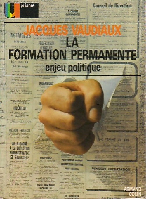 Livrenpoche : La formation permanente. Enjeu politique - Jacques Vaudiaux - Livre
