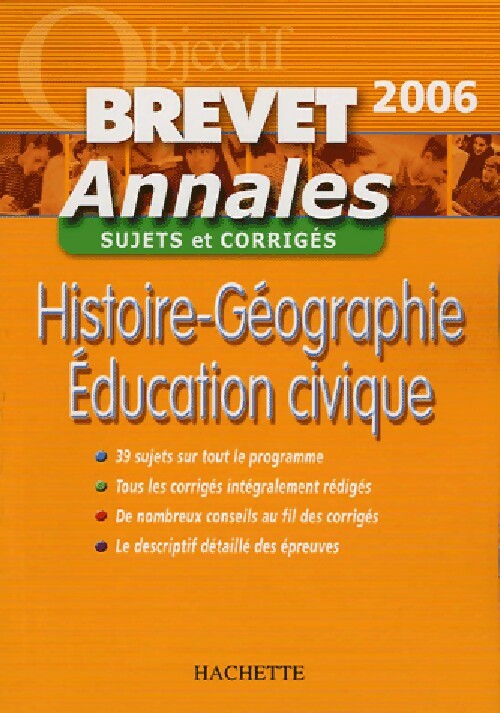 Livrenpoche : Histoire-géographie, Education civique Brevet Sujets et corrigés 2006 - Christophe Saisse - Livre