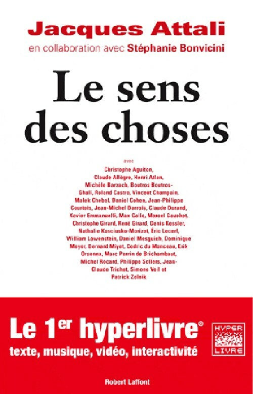 Livrenpoche : Le sens des choses - Jacques Attali - Livre