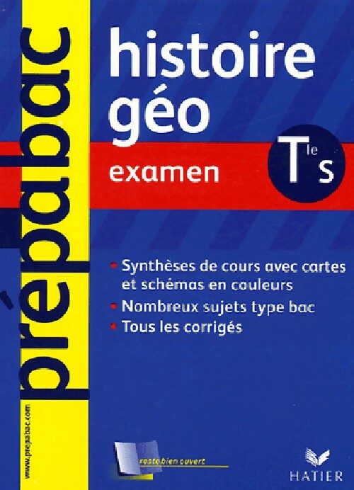 Livrenpoche : Histoire Géo Terminale S : Examen - Elisabeth Brisson, Florence Smits - Livre
