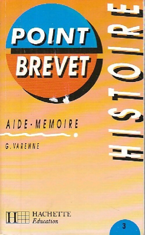 Livrenpoche : Aide mémoire : Histoire - G. Varenne - Livre