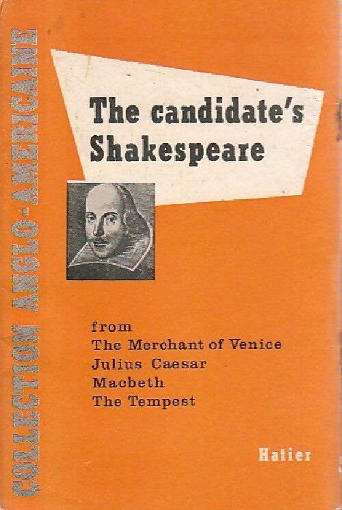 Livrenpoche : Te candidate's Shakespeare - William Shakespeare - Livre