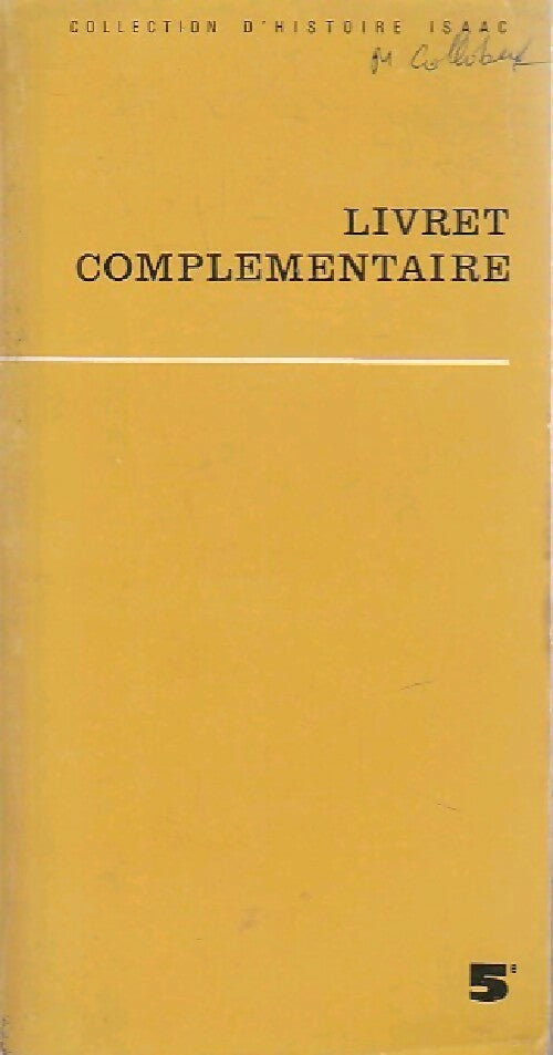 Livrenpoche : Livret complémentaire 5e - Inconnu - Livre