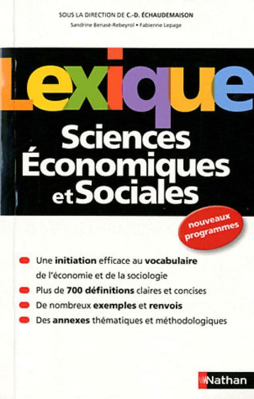 Livrenpoche : Sciences économiques et sociales : les pays (Coffret 8 vo... - C.-D. Echaudemaison - Livre