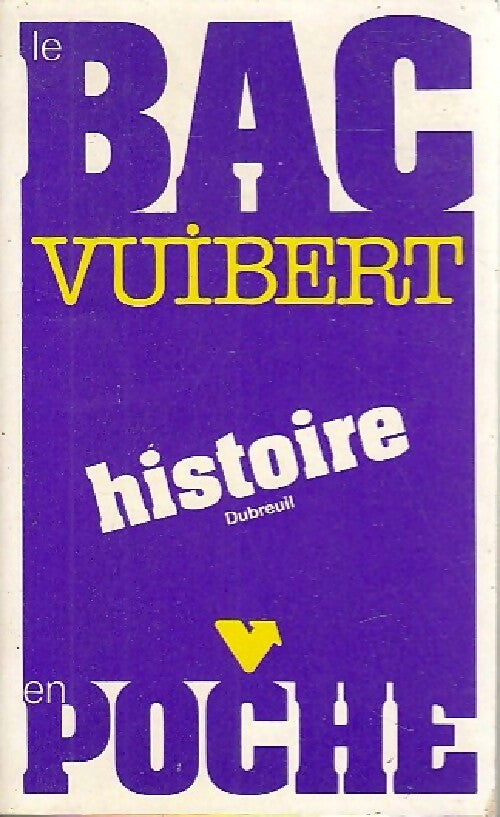 Livrenpoche : Histoire Terminales - Dubreuil - Livre