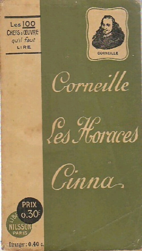 Livrenpoche : Les Horace / Cinna - Pierre Corneille - Livre