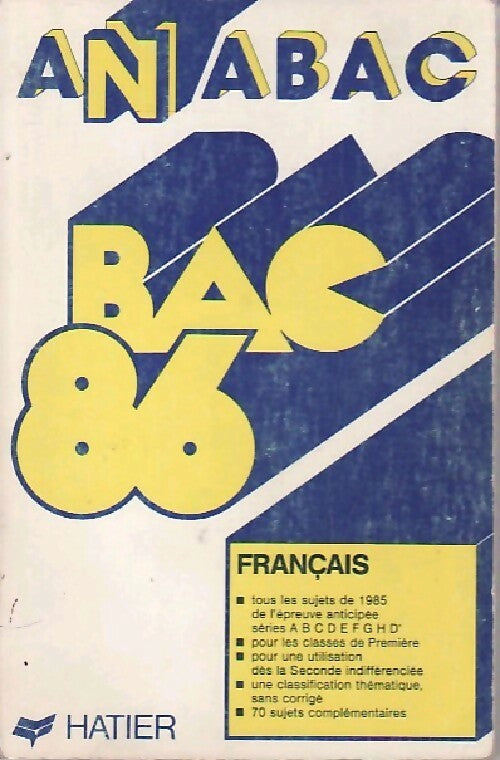 Livrenpoche : Français Bac 86 - Christine Géray - Livre