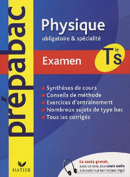 Livrenpoche : Physique, obligatoire et spécialité. Examen, Tle S - Dominique Noisette - Livre