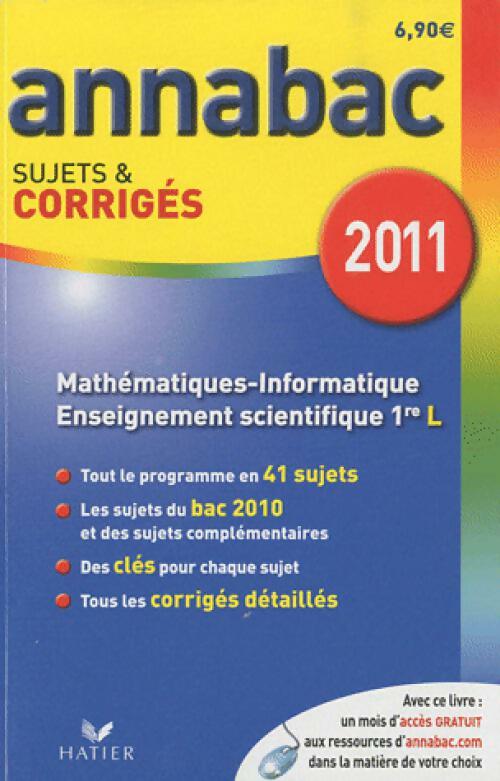 Livrenpoche : Mathématiques-informatique : 1ère L 2011 - Richard Bréhéret - Livre