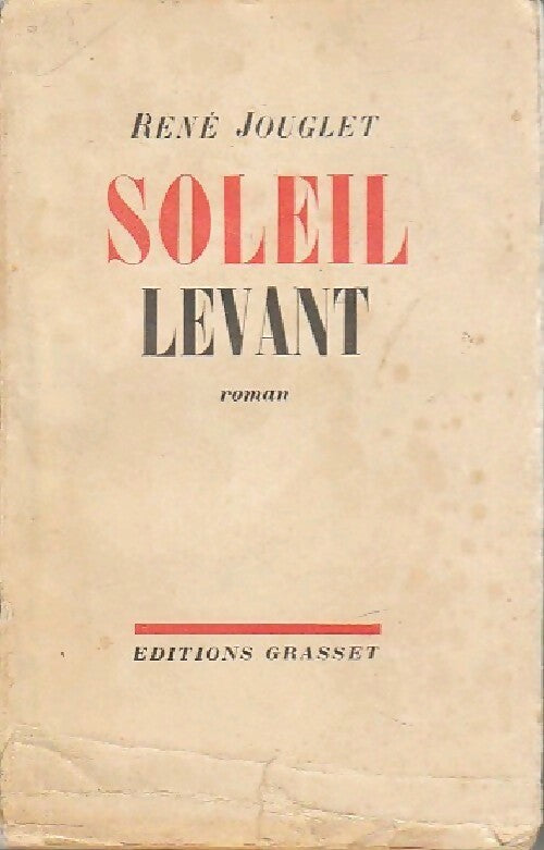 Livrenpoche : Soleil levant - René Jouglet - Livre