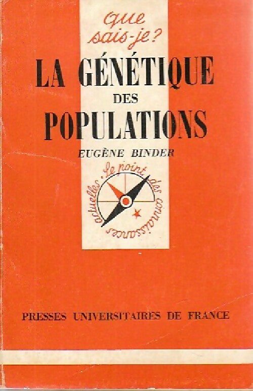 Livrenpoche : La génétique des populations - Eugène Binder - Livre
