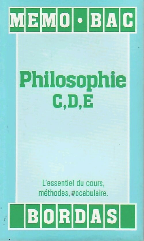 Livrenpoche : Philosophie C, D, E - Christian Roche - Livre