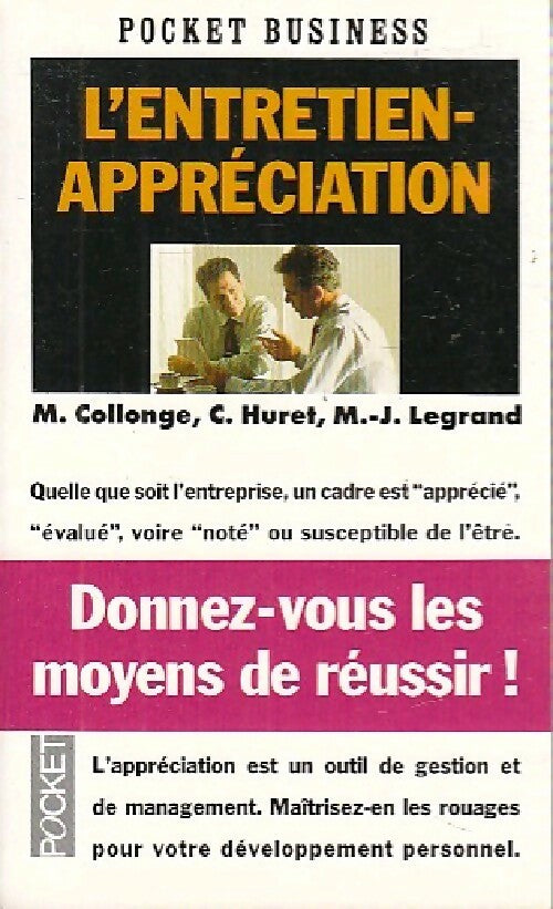 Livrenpoche : L'entretien-appréciation - Marie Collonge - Livre