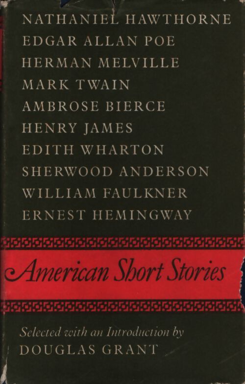 American Short Stories - Douglas Grant - Livre