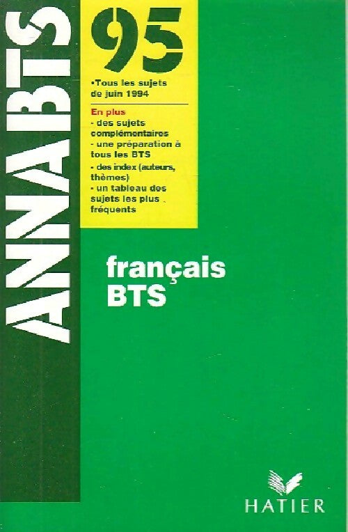 Livrenpoche : Français BTS sujets 1995 - Jacqueline Bernard - Livre