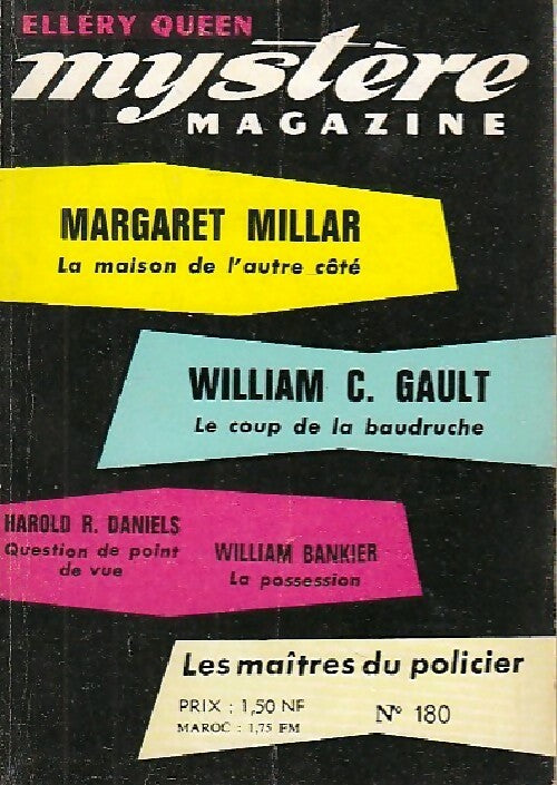 Livrenpoche : Mystère magazine n°180 - Collectif - Livre