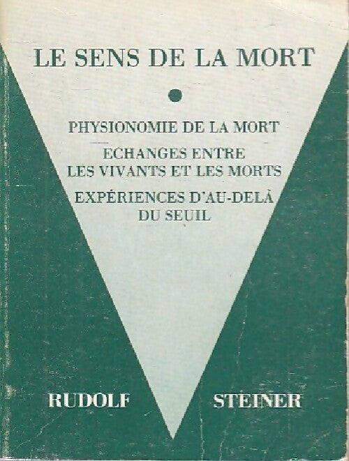 Le sens de la mort - Rudolf Steiner - Livre