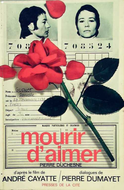Livrenpoche : Mourir d'aimer - Pierre Duchesne - Livre