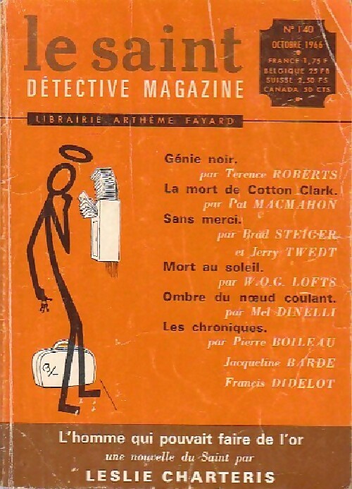 Le Saint n°140 - Inconnu - Livre