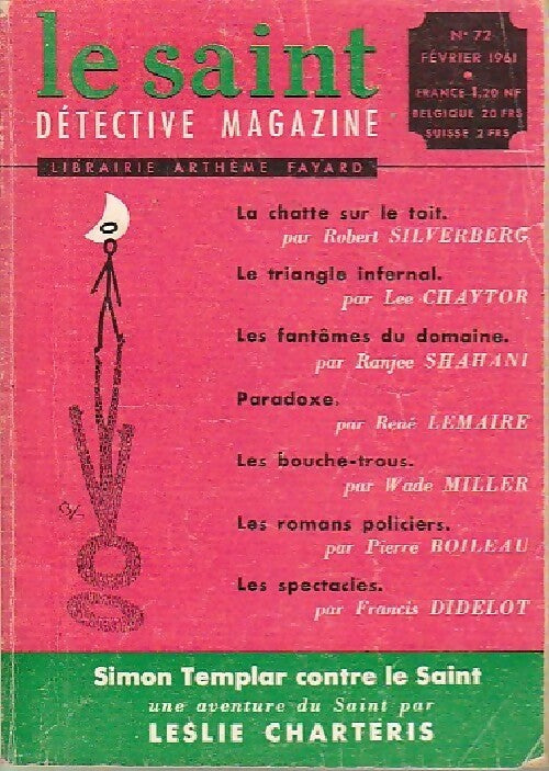 Livrenpoche : Le Saint n°72 - Inconnu - Livre