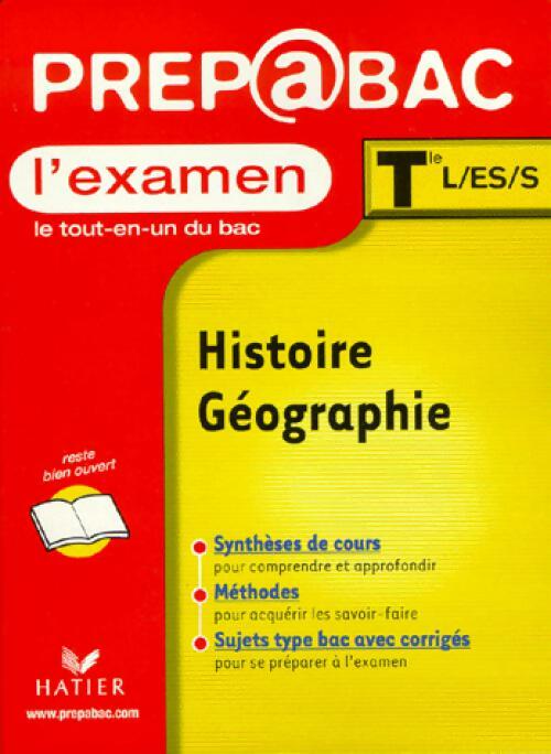 Livrenpoche : Histoire-Géographie Terminales L, ES, S - Elisabeth Brisson - Livre