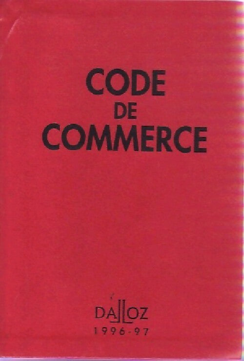 Livrenpoche : Code de commerce 1996-1997 - Inconnu - Livre