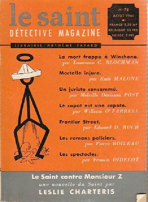 Livrenpoche : Le Saint n°78 - Collectif - Livre