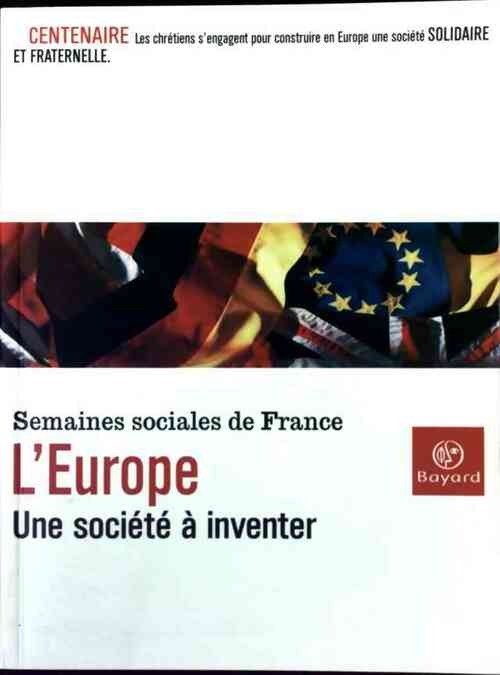 Livrenpoche : L'Europe. Une société à inventer - Collectif - Livre