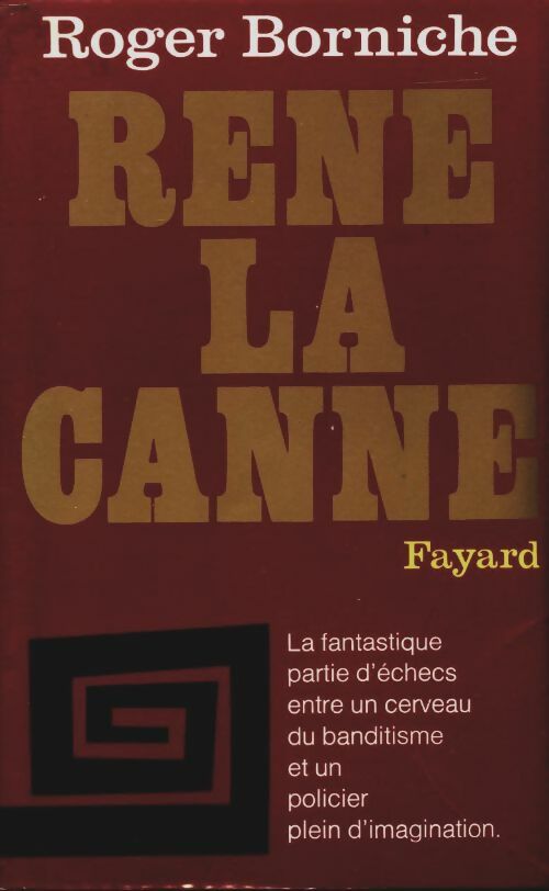 Livrenpoche : René la canne - Roger Borniche - Livre