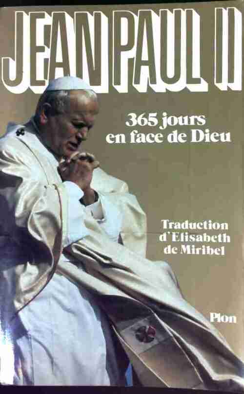 Livrenpoche : 365 jours en face de dieu - Jean-Paul II - Livre
