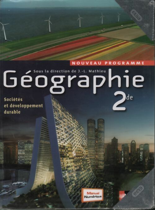 Livrenpoche : Géographie Seconde - Jean-Louis Mathieu - Livre