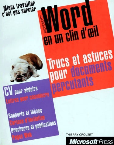 Livrenpoche : Word en un clin d'oeil - Thierry Crouzet - Livre