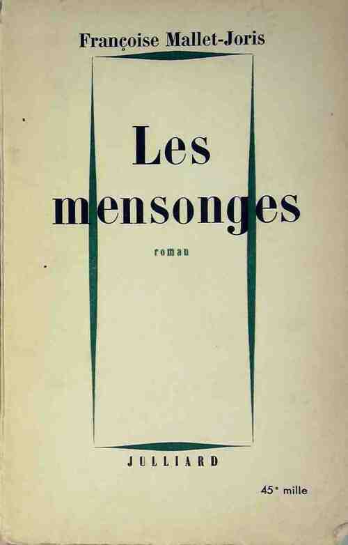 Livrenpoche : Les mensonges - Françoise Mallet-Joris - Livre
