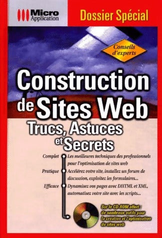 Construction de sites Web - Florian Schäffer -  Micro Application GF - Livre